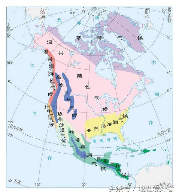 北美洲资源分布图图片