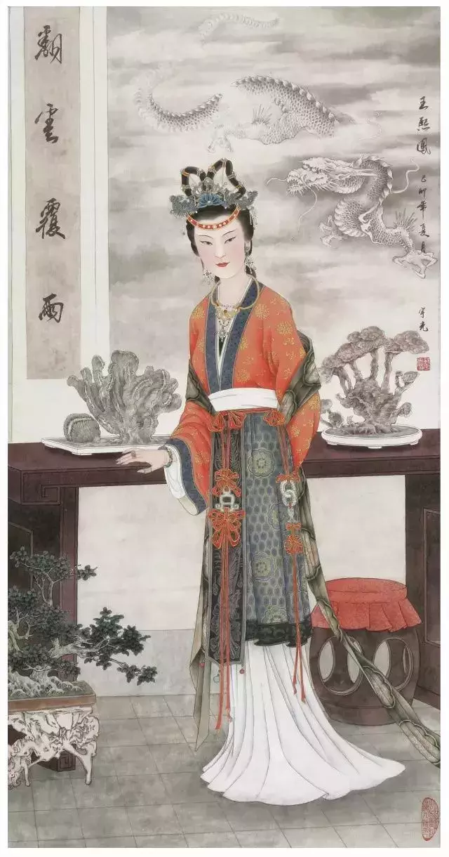 贾宝玉国画图片