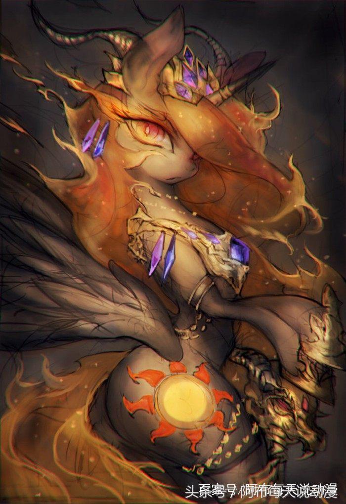 小马宝莉黑暗魔法形态,虫茧女王秒变毒神,网友:柔柔竟美翻天!