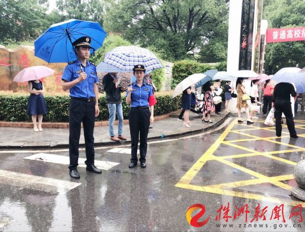 图说株洲2018年高考第一天！