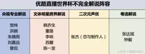 优酷视频世界杯那个美女解说(在世界杯直播间里，网红女解说把这句话重复了90次)