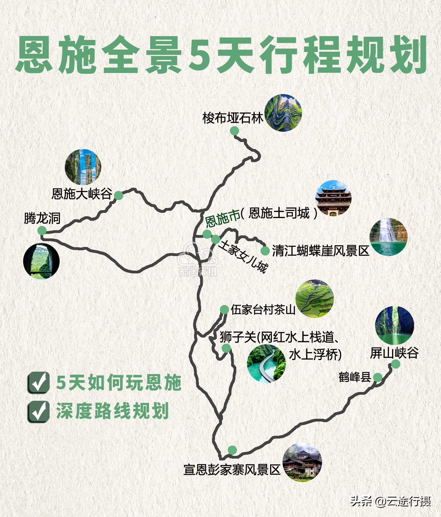 恩施旅游攻略（湖北恩施5日旅游攻略路线图）