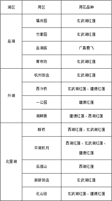 西湖最全赏荷地图来了 错过再等一年！