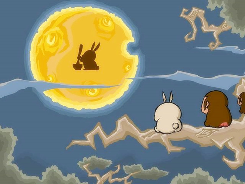 月亮上的玉兔就是嫦娥吗？如果不是，那它是怎么来的呢？