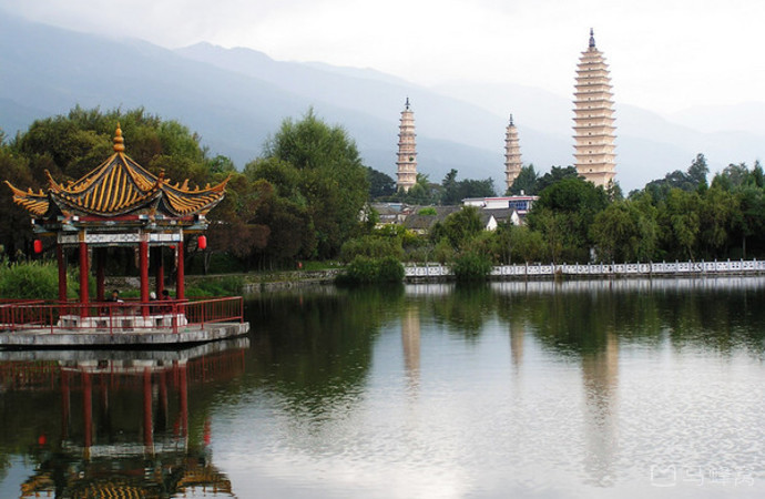 大理古城全景图_云南大理旅游景点图片 - 密云旅游