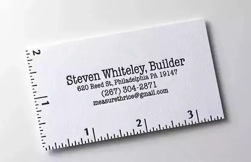 10张创意爆棚的名片鉴赏，让你和没灵感说再见