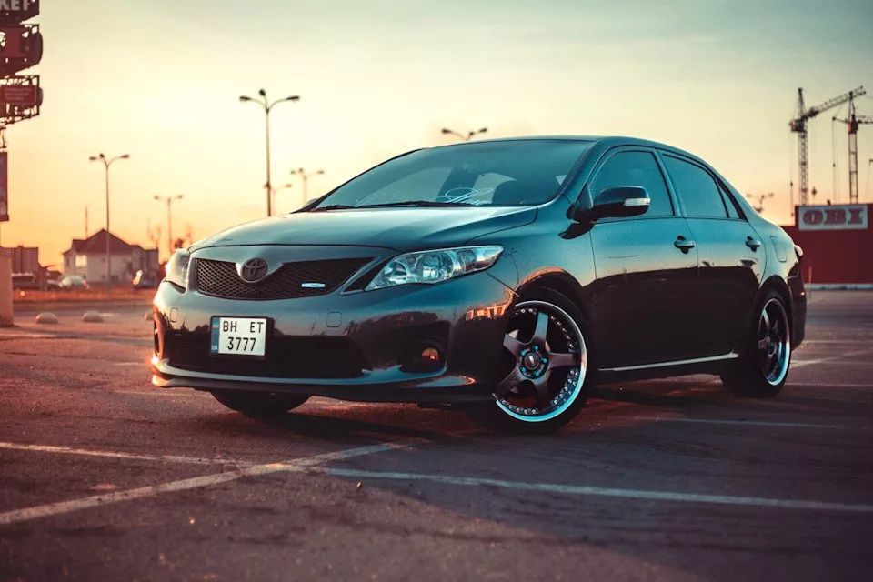 丰田卡罗拉改装外观图片欣赏老款卡罗拉最帅改装