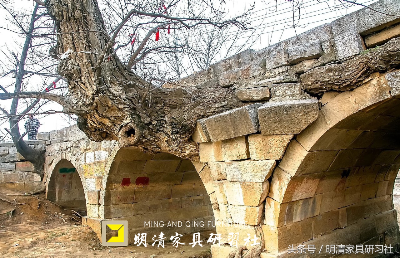 看老祖宗的工艺，三百年的桥扛起两百年的树，至今任然可以开坦克