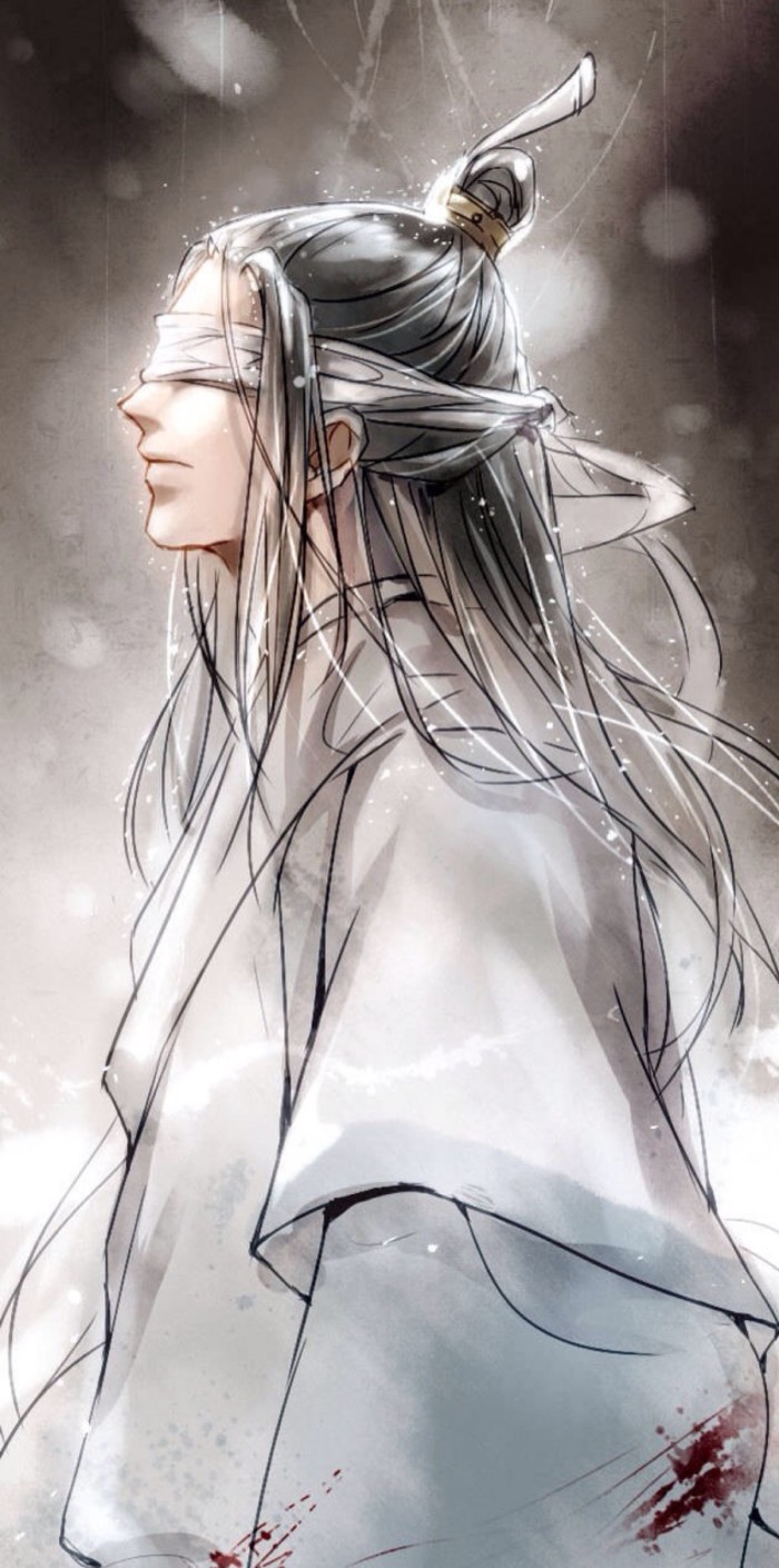 魔道祖师壁纸插画更图：君不见陌上花开落几度，燕影疏斜去又还