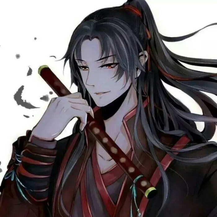 魔道祖师壁纸插画更图：君不见陌上花开落几度，燕影疏斜去又还