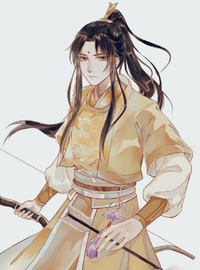 魔道祖师壁纸插画更图：君不见陌上花开落几度，燕影疏斜去又还