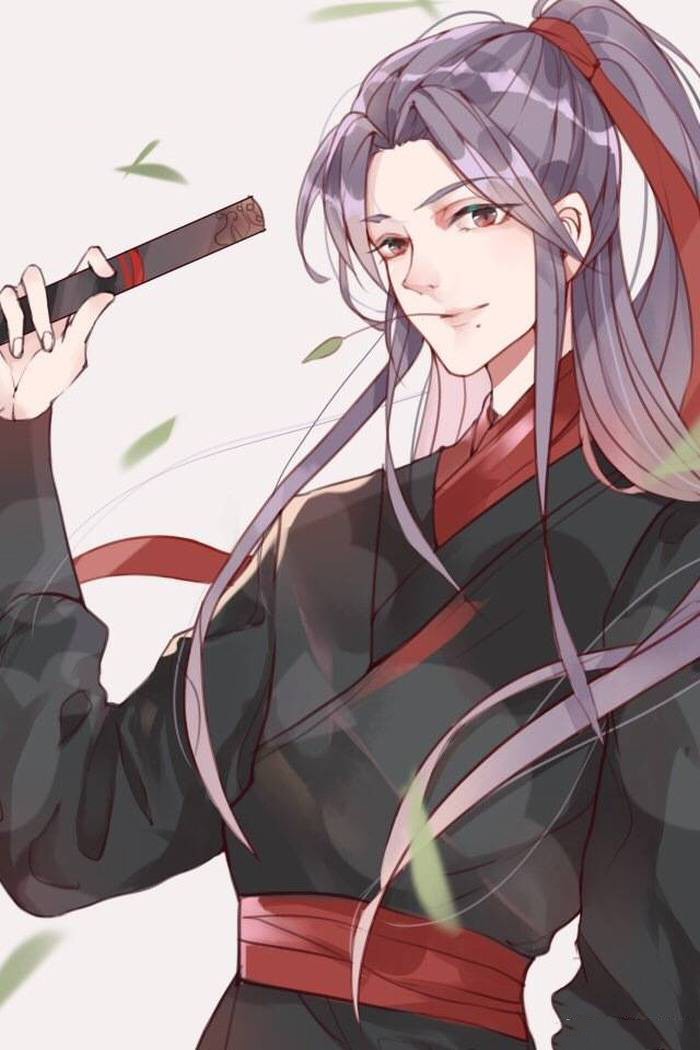 魔道祖师壁纸插画更图：君不见陌上花开落几度，燕影疏斜去又还