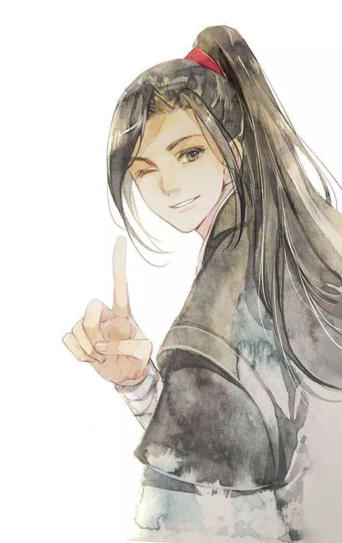 魔道祖师壁纸插画更图：君不见陌上花开落几度，燕影疏斜去又还