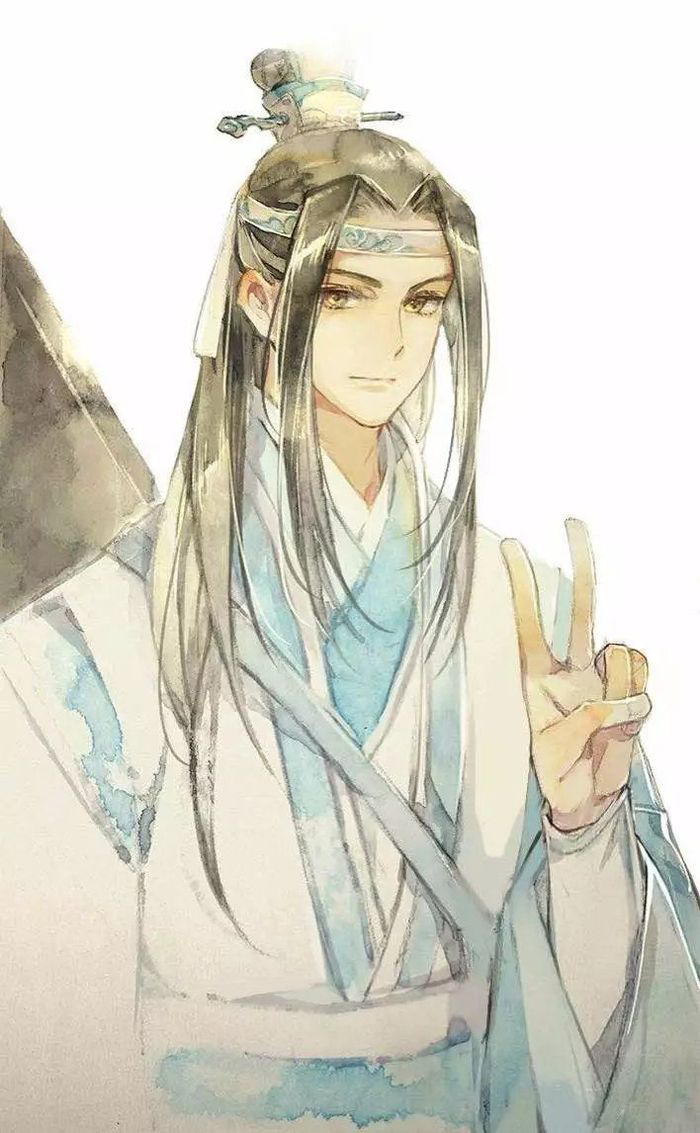 魔道祖师壁纸插画更图：君不见陌上花开落几度，燕影疏斜去又还