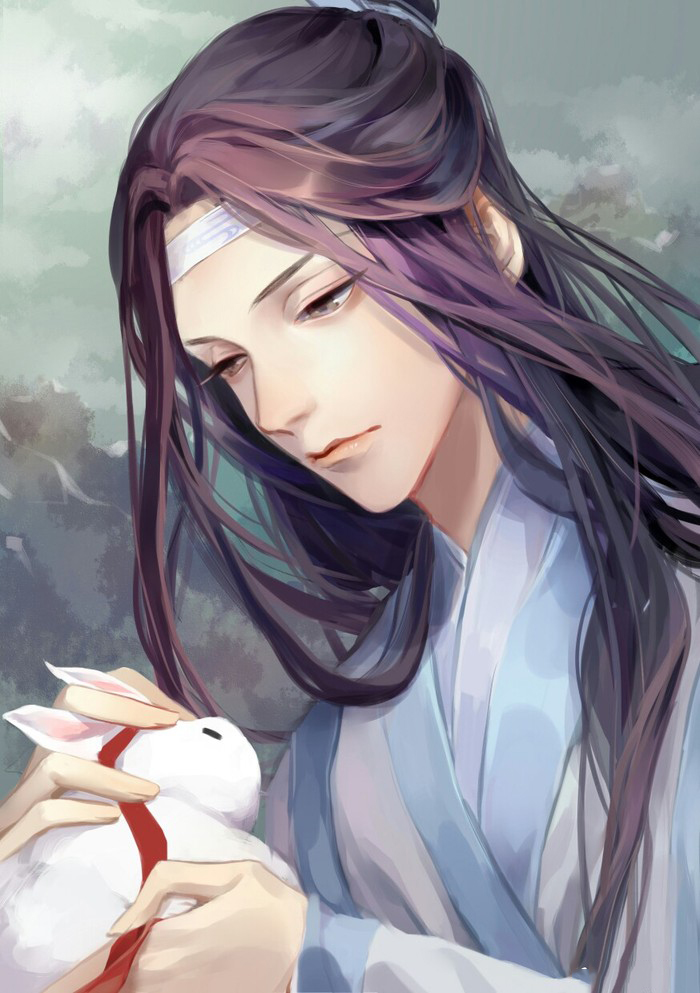 魔道祖师壁纸插画更图：君不见陌上花开落几度，燕影疏斜去又还