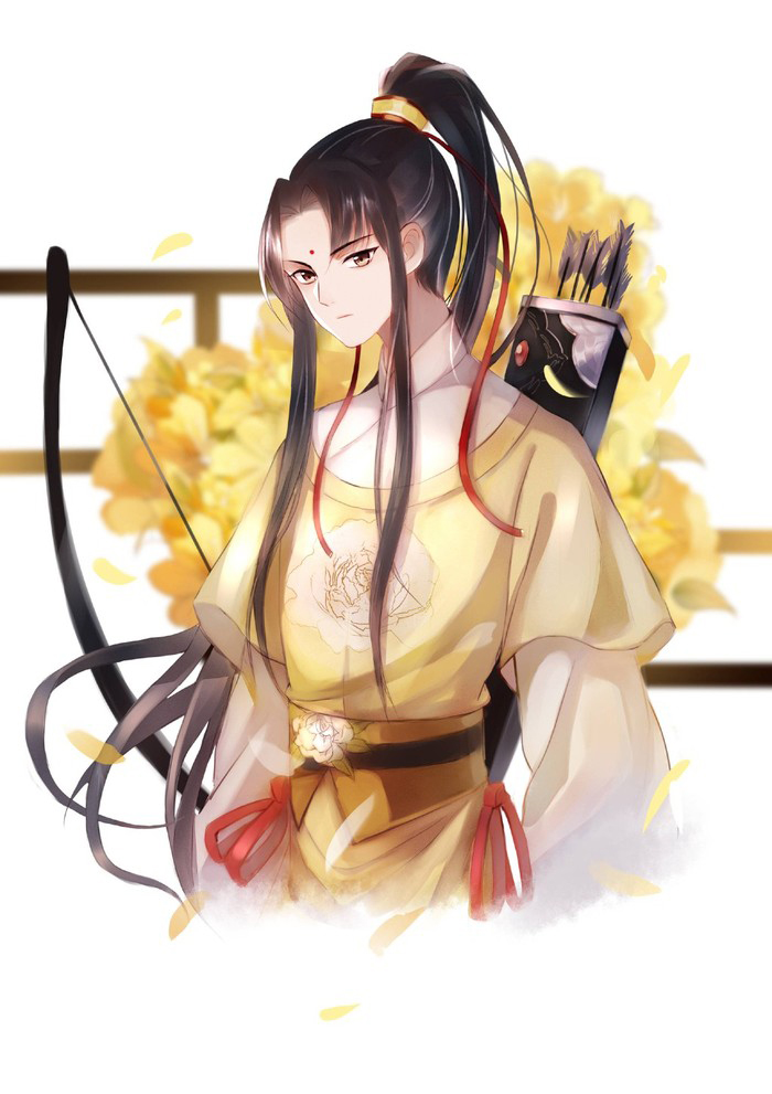 魔道祖师壁纸插画更图：君不见陌上花开落几度，燕影疏斜去又还