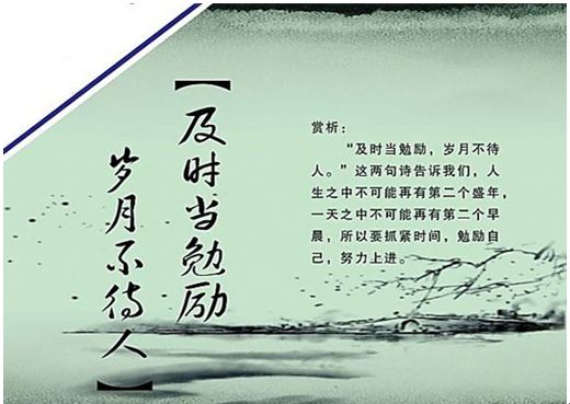 及时当勉励, 岁月不待人_及时当勉励岁月不待人前面两句是什么 - 齐齐哈尔诗词网