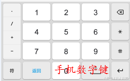 手机输入法中，不切换到数字键盘，也可以输入数字