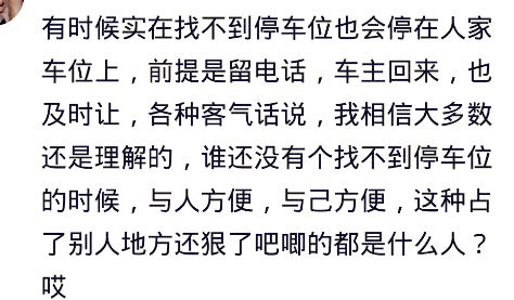 车位被占，头条网友们支招，GPS+自喷漆+鲱鱼罐头，很简单