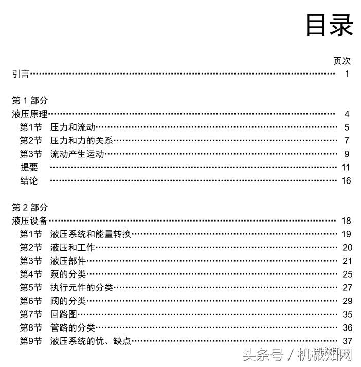 经典液压原理图文，整理得很全，建议收藏