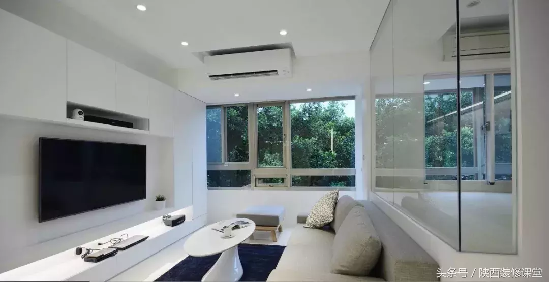 129㎡后现代风，极简净白
