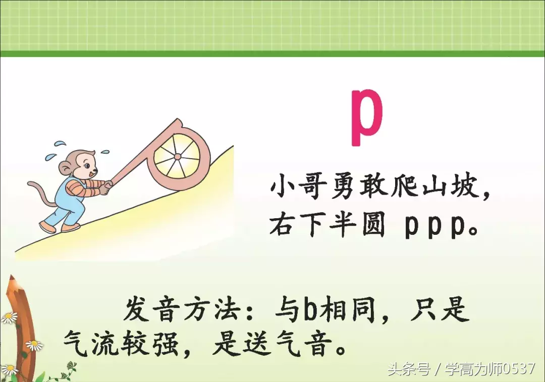 一年级上册部编版 汉语拼音3《 b p m f》讲解