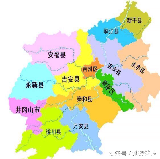 地理答啦:井冈山的地理位置在哪个省哪个市县?