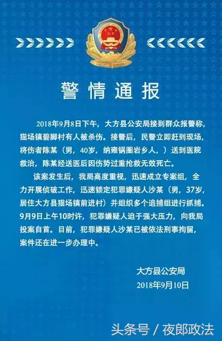 陈俊被杀原因(关于纳雍山歌王陈俊遇害的警情通报！)