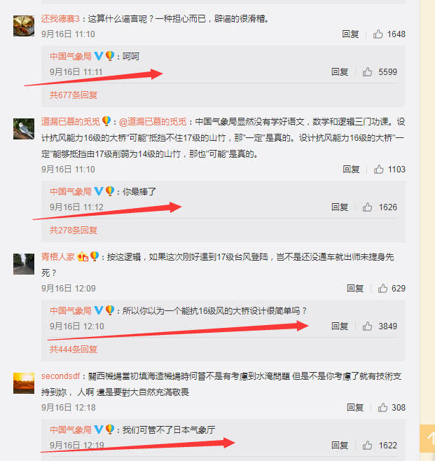 冯喆微博(气象局：怕了双杠运动员！体操冯喆：港珠澳大桥非我修山竹非我派)