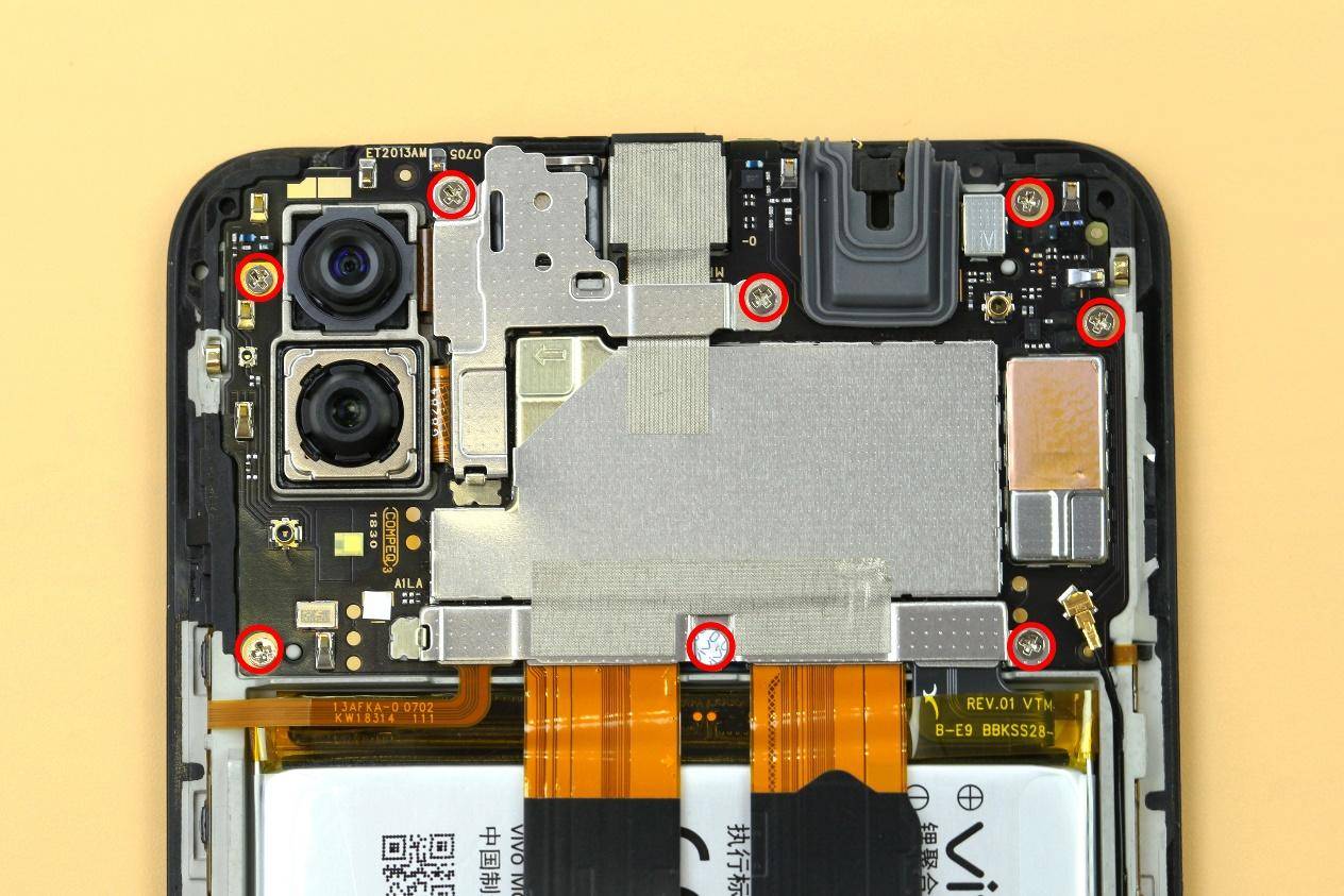 屏幕指纹 水滴屏,拆解看看vivo x23内在是怎样的