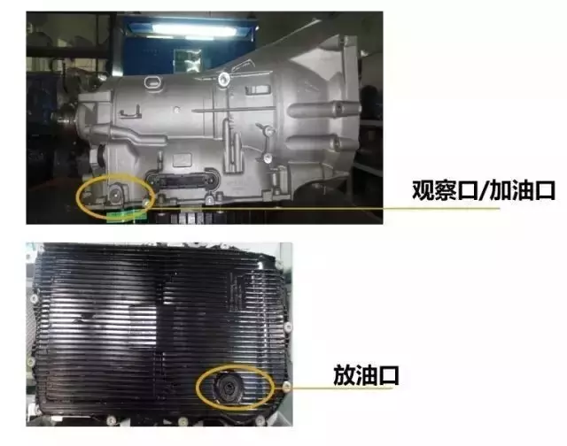 各类自动变速箱换油保养接口位置大全!