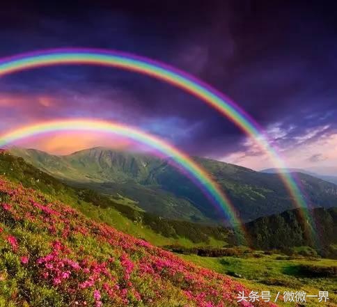 描写关于彩虹的诗词