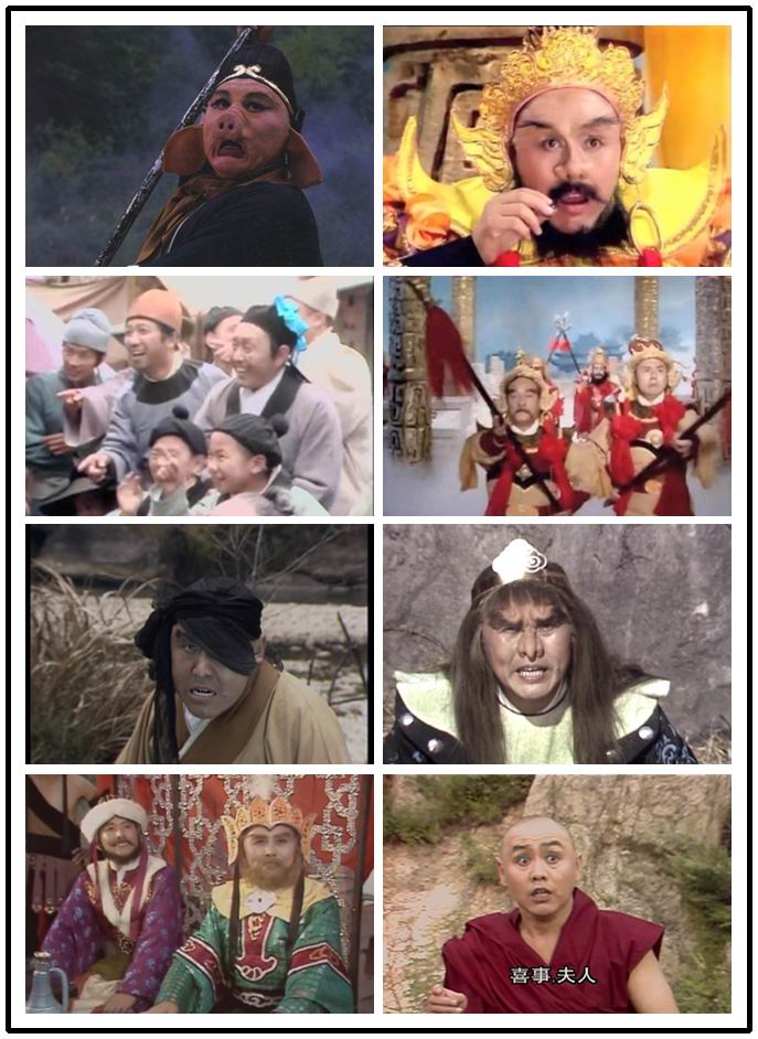老版西游记都是一个人演多个角色，唐僧演过龙王，八戒演过强盗
