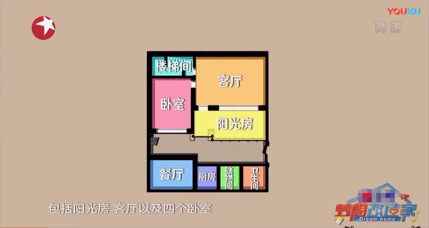 6口人蜗居60㎡，爆改变4室2厅，阳光璃房让西藏景色入家中