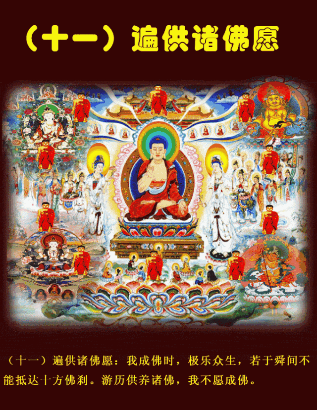 阿弥陀佛四十八愿简述！殊胜图文，过目增福，功德无量！