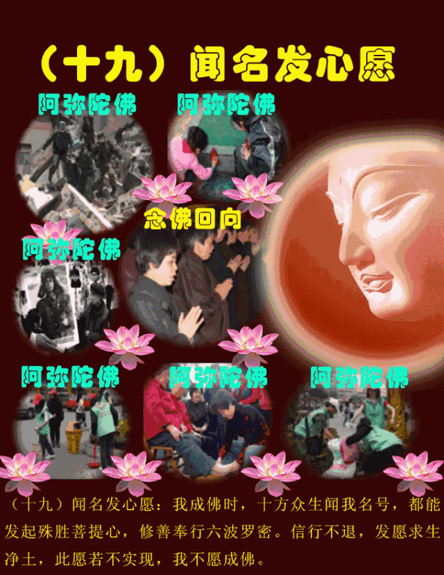 阿弥陀佛四十八愿简述！殊胜图文，过目增福，功德无量！