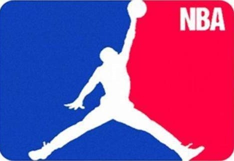 nba有哪些人logo(当NBA的logo换成他们！飞人乔丹辨识度高，尼克杨3分不中最经典)