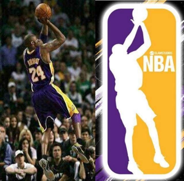 nba有哪些人logo(当NBA的logo换成他们！飞人乔丹辨识度高，尼克杨3分不中最经典)