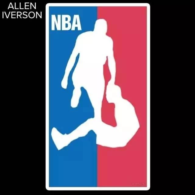 nba有哪些人logo(当NBA的logo换成他们！飞人乔丹辨识度高，尼克杨3分不中最经典)