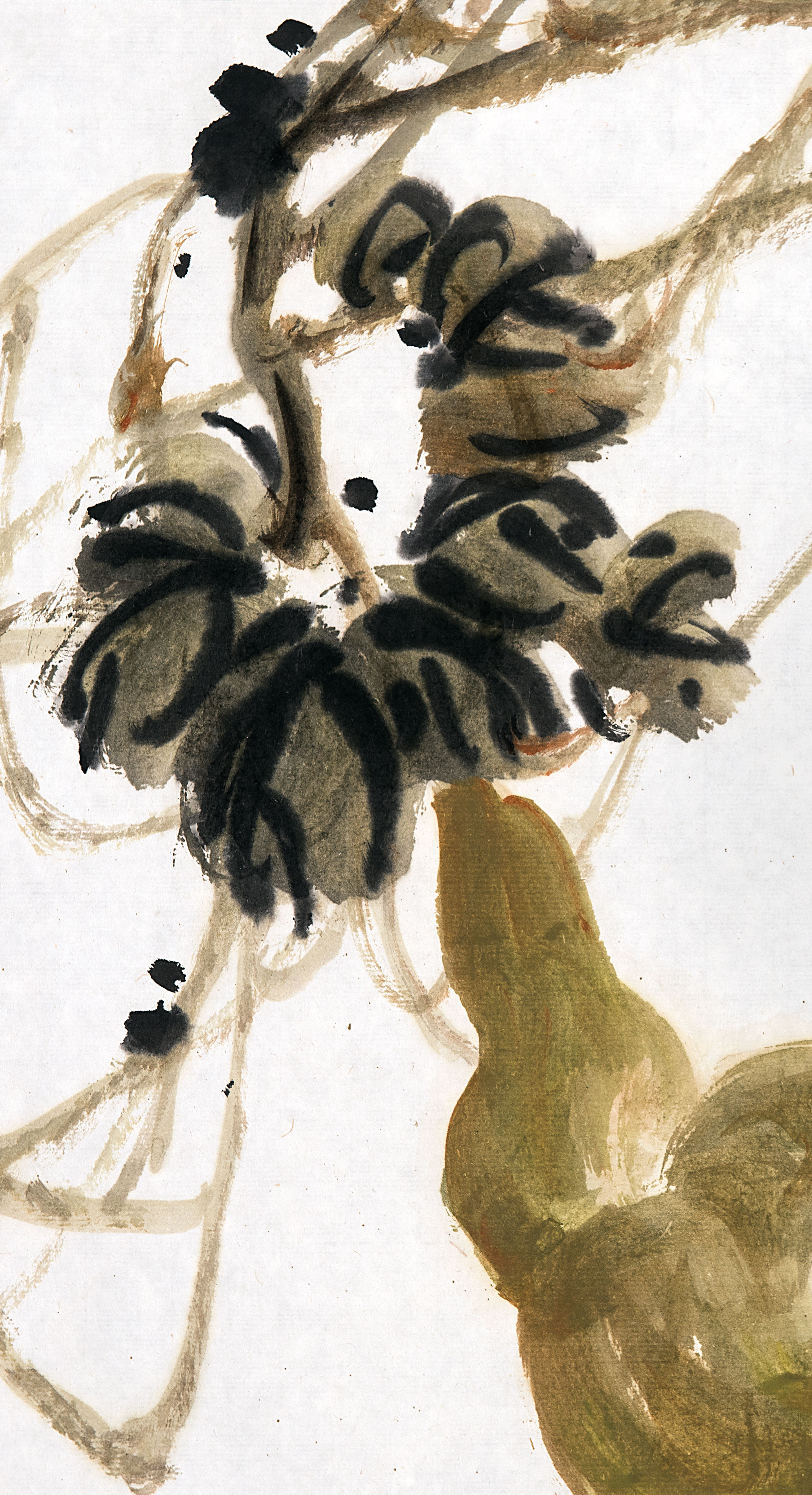 国画写意花鸟构图十种方法_国画花鸟构图