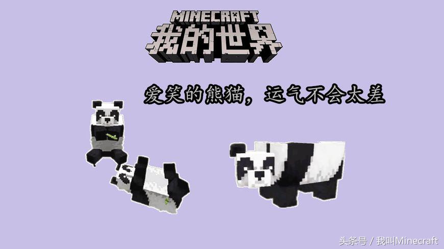 我的世界：新版MC熊猫怎样驯服？8大特性不负众望！竹子还会远么