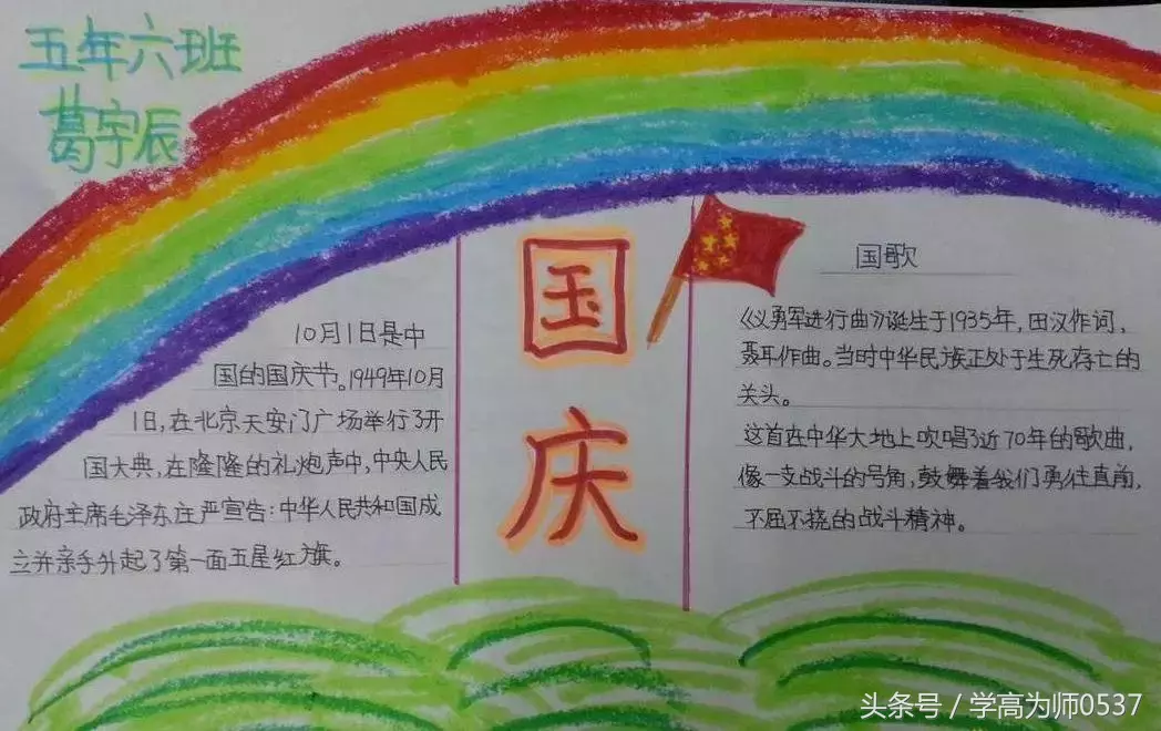 國慶節手抄報圖片素材 國慶節詩歌 作文 愛國名言