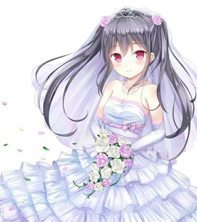 十二星座专属动漫婚纱少女,金牛座可爱清纯,白羊座是月下女神!