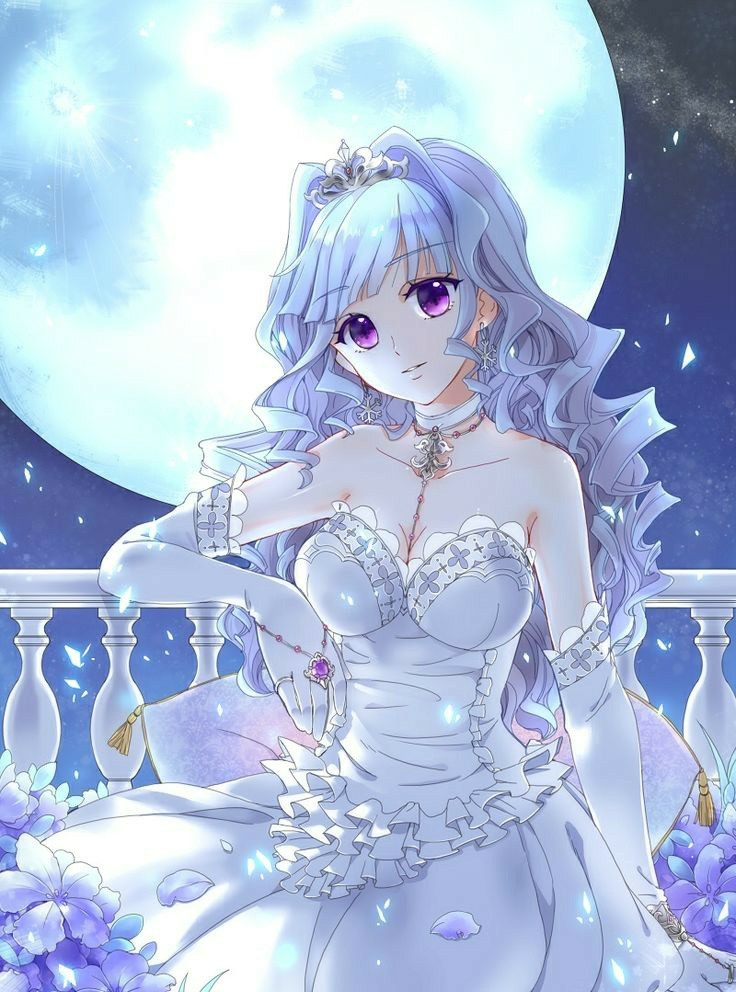 十二星座专属动漫婚纱少女,金牛座可爱清纯,白羊座是月下女神!