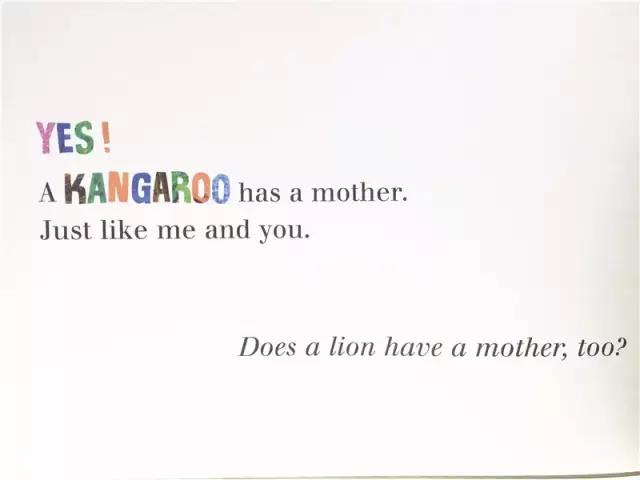 英文有声绘本故事《Does a kangaroo have a mother too》