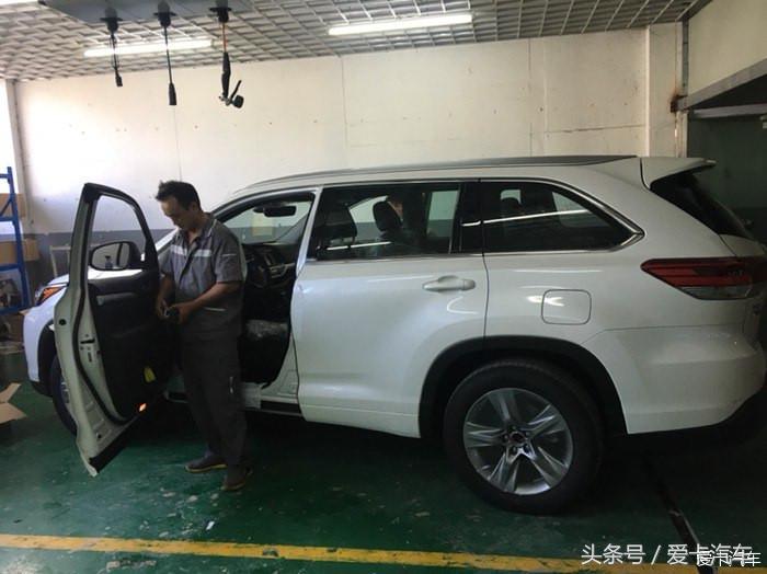 车主提了汉兰达后不满足，自己又花大价钱改装，看来是遇到真爱了