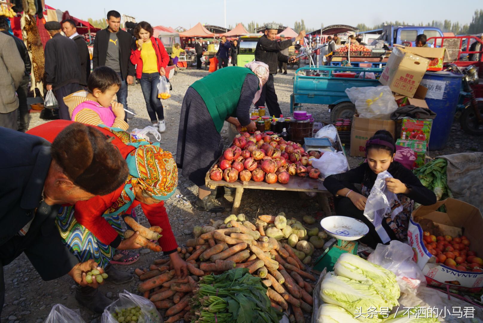 新疆行,最接地气的库车大巴扎,跟当地人一起赶集