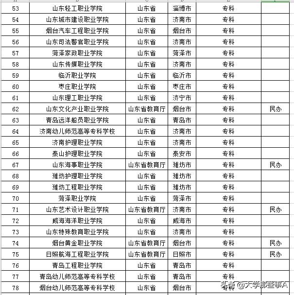 2021年山东省大学排名，山东大学稳居第一