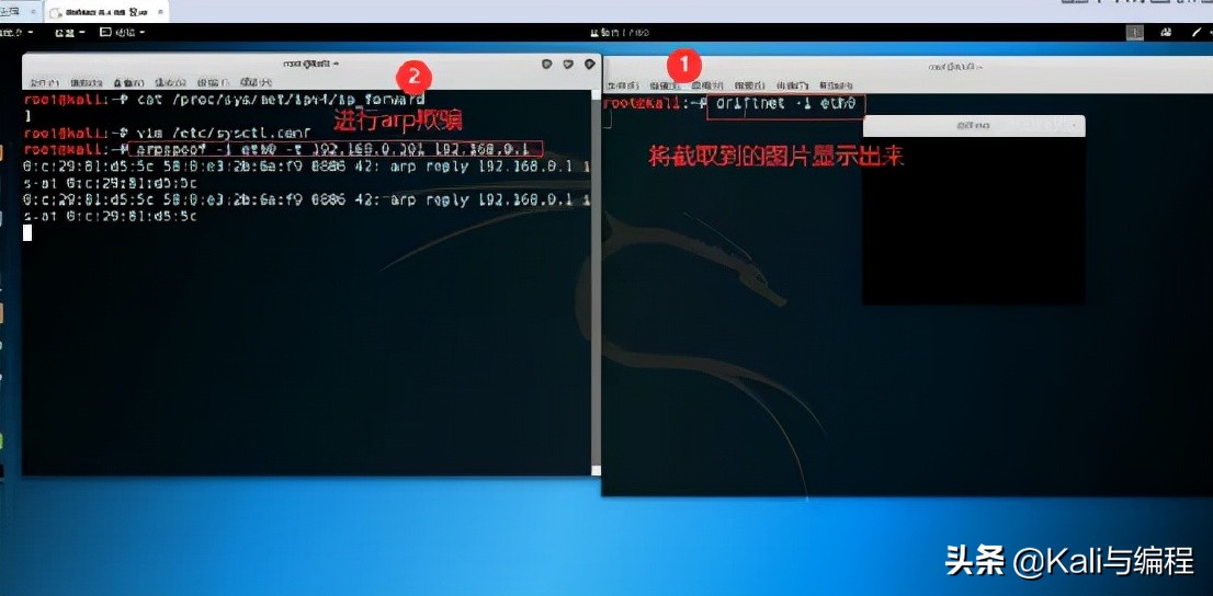 小白黑客如何使用Kali Linux中间人获取内网计算机图片信息