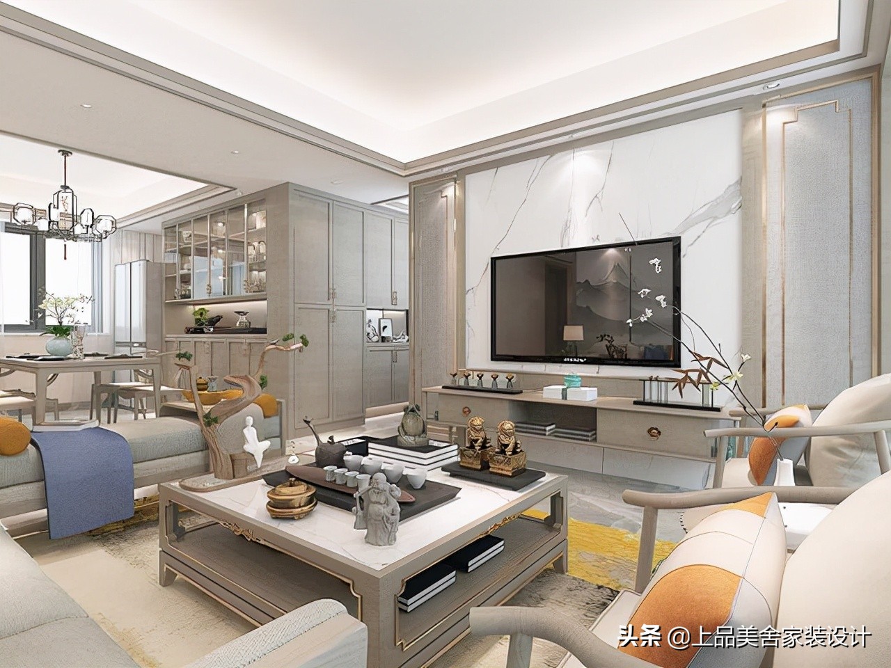 走进这对90后夫妻的新家，120㎡的新中式，居然能装得这么有品味